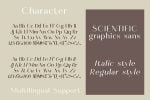 Scientific Graphics Font