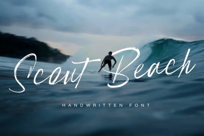 Scout Beach - Handwritten Brush Font