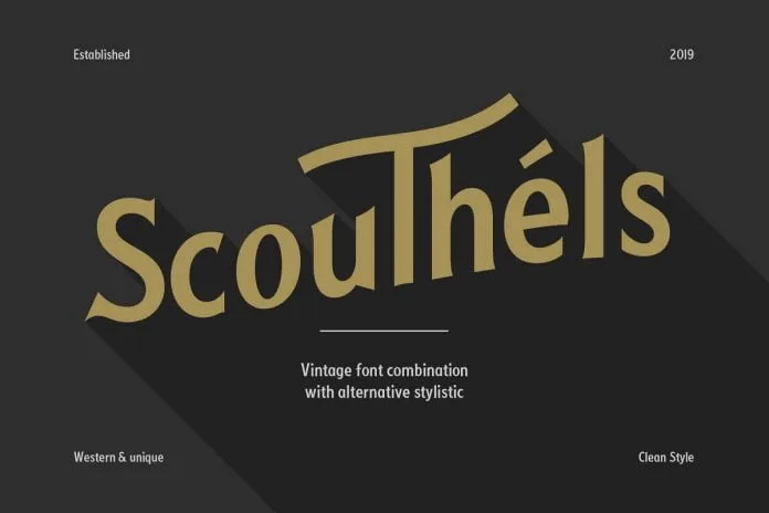 Scouthels Typeface - Clean Sans Font