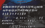 Scramble Storm - Horror brush Font