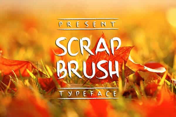 Scrap Brush Font