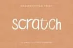 Scratch Handwritten Font