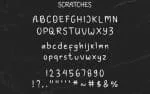 Scratches Script – Brush Textured Font
