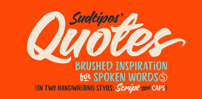 Quotes Family - 2 Styles Font