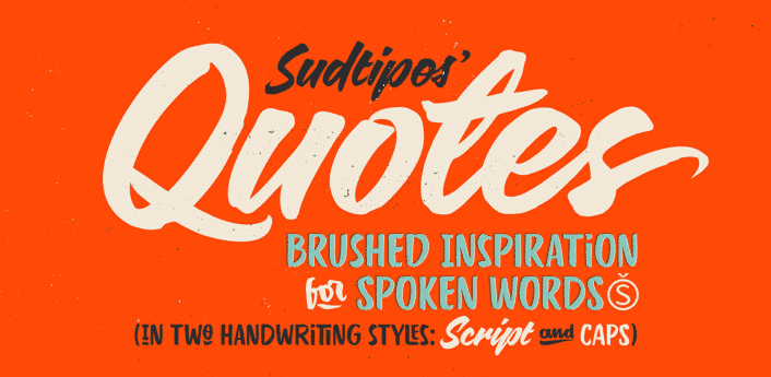 Quotes Family - 2 Styles Font