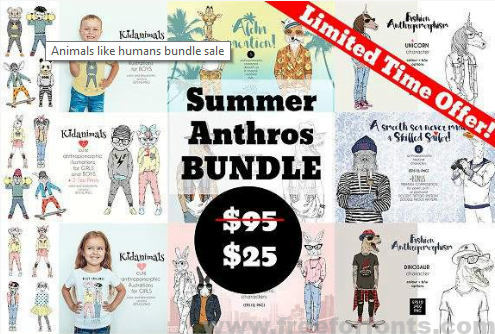 Animals like humans bundle sale