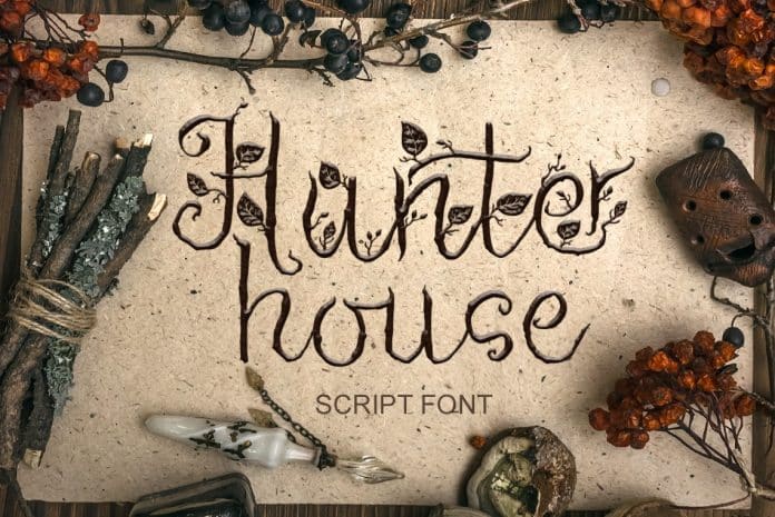 Hunter House Script Font