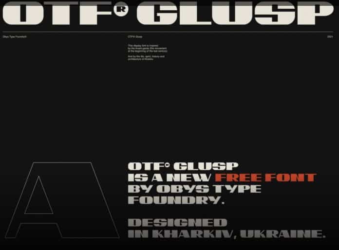 Glusp by OBYS Type Foundry