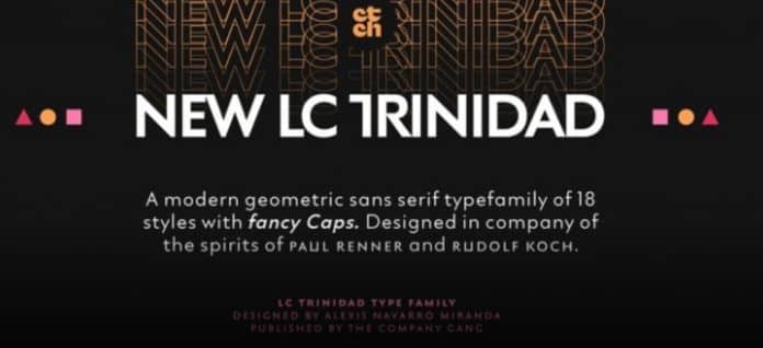 LC Trinidad- 18 fonts Family Font