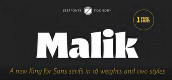 Malik | Zeta Fonts Font