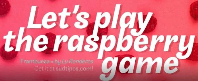 Frambuesa Font
