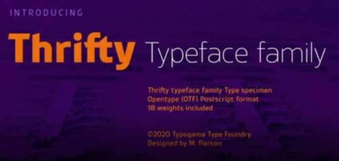 Thrifty Typogama Font
