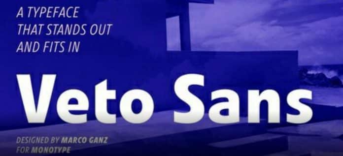 Veto Sans Monotype Font