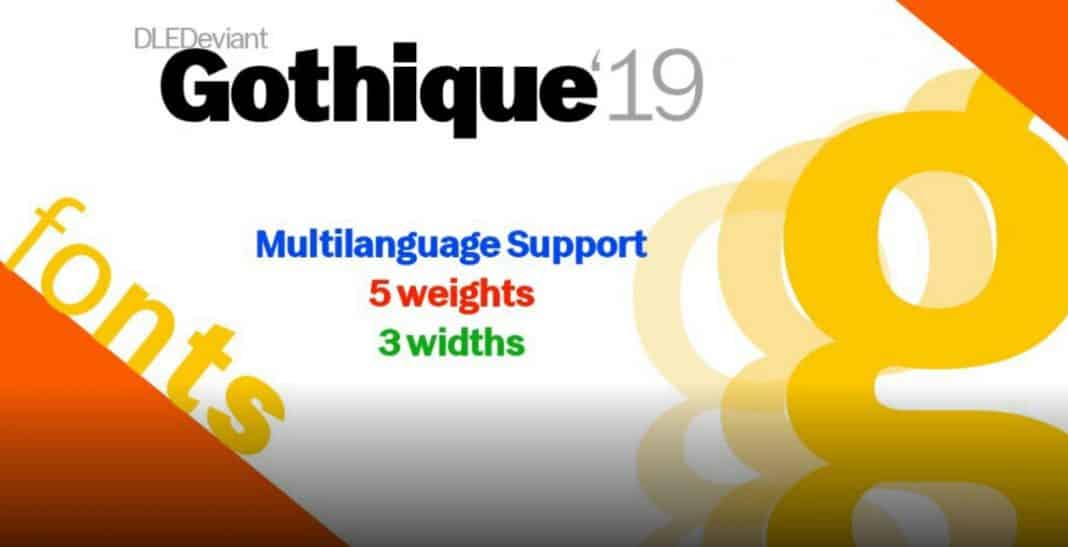 Gothique19 Free Font