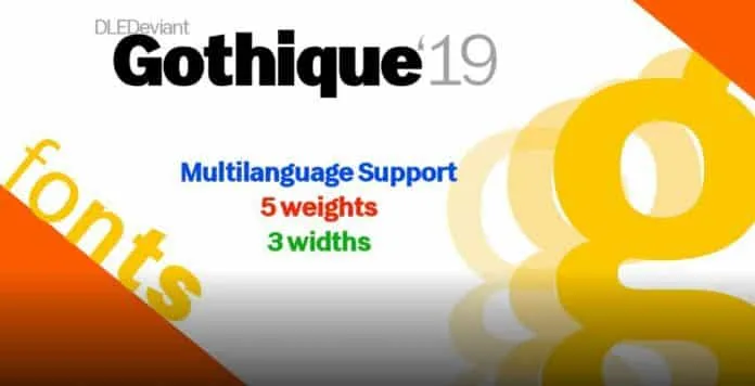 Gothique19 Free Font