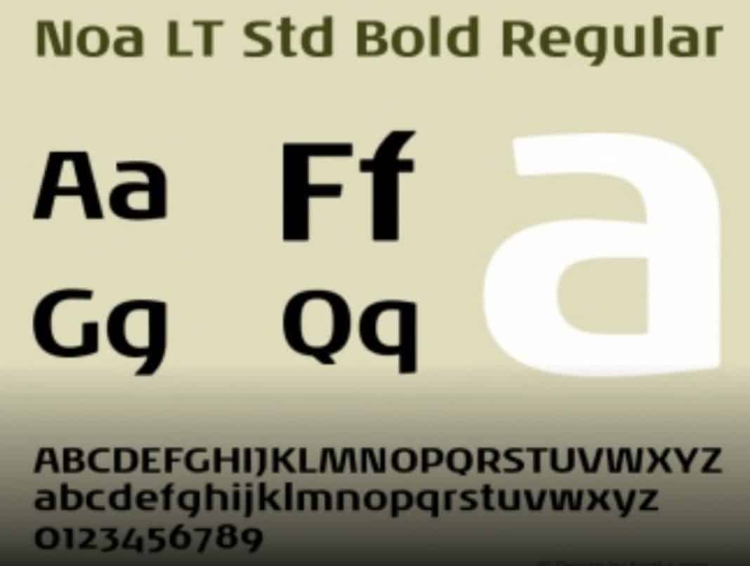 Noa LT Std Font
