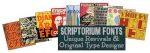 1200 Scriptorium Fonts Pack