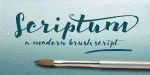 Scriptum Font