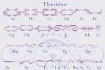 Scrolls and Flourishes Font