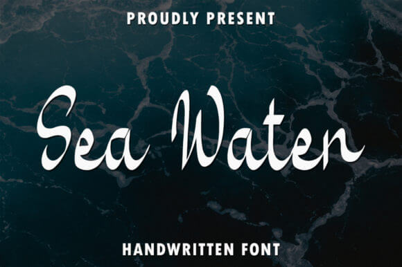 Sea Water Font