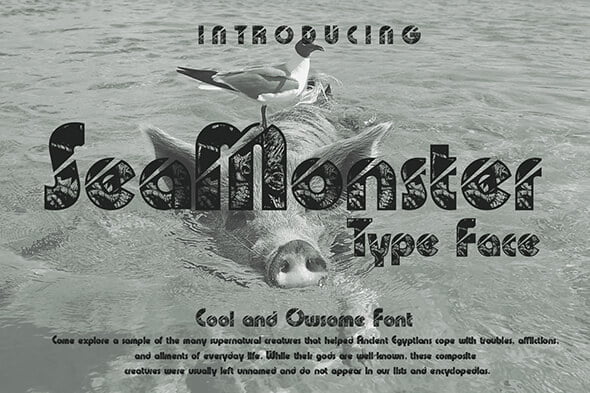 SeaMonster Font