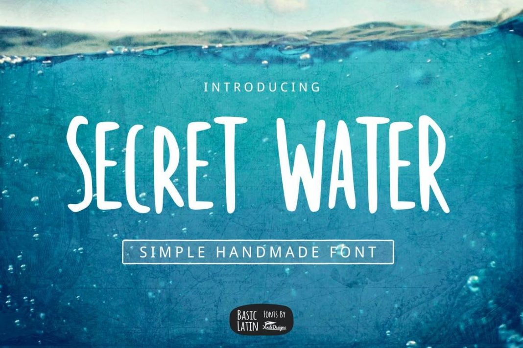 Secret Water Simple Font