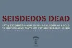 Seisdedos Dead Stencil 2 Fonts