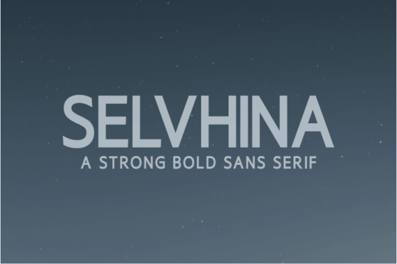 Selvhina Font