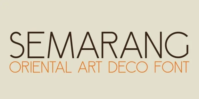 Semarang Font Family