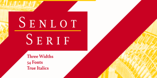 Senlot Serif Font Family