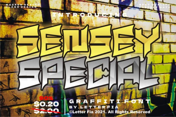 Sensey Special Font