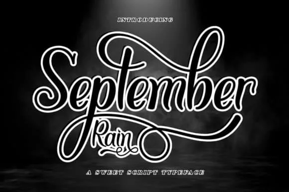 September Rain Font September Rain Font