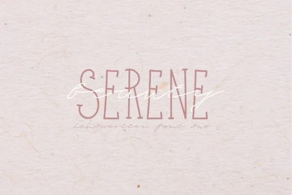 Serene Beauty Font