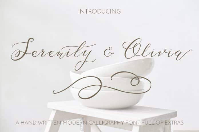 Serenity & Olivia Calligraphy Font
