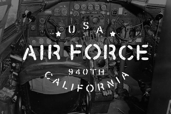 Sergeant - Hand Drawn Stencil