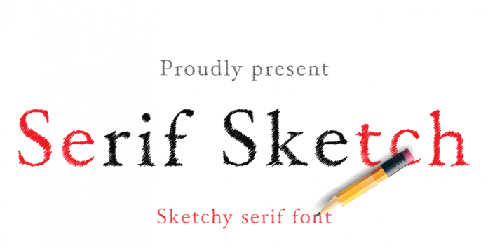 Serif Sketch Font