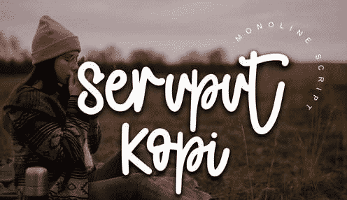 Seruput Kopi Font