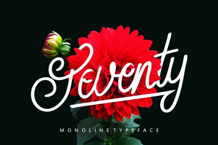 Seventy Monoline Typeface