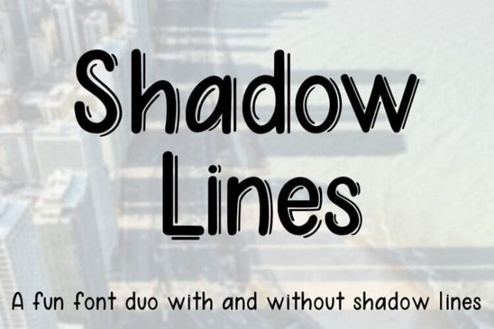 Shadow Lines Font