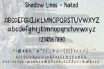 Shadow Lines Font