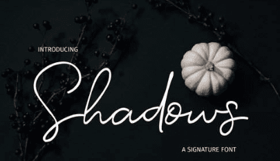 Shadows Font