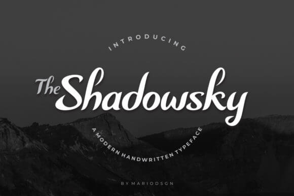 Shadowsky Font