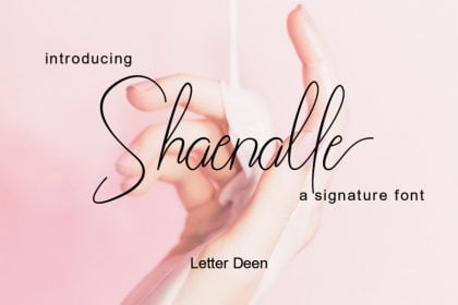 Shaenalle - A Signature Font