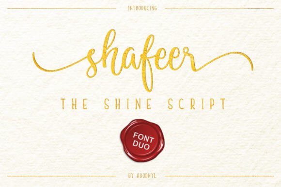 Shafeer Font Duo