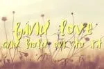Shailettering Font