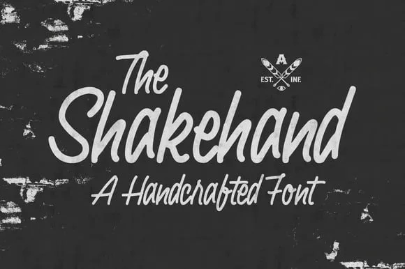 Shakehand Typeface Font