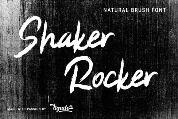 Shaker Rocker Font