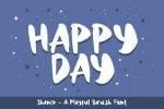 Shance - A Playful Brush Font