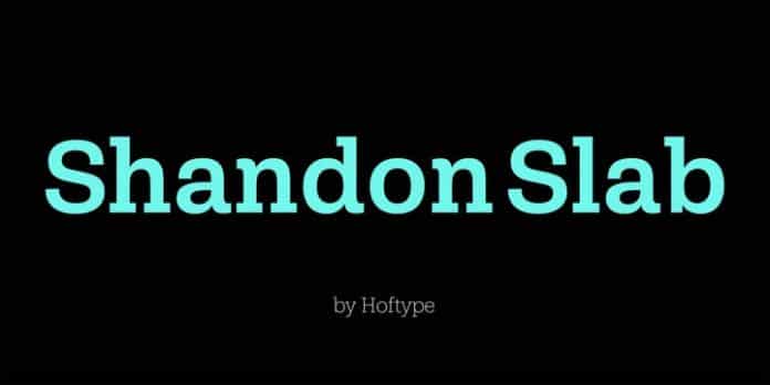 Shandon Slab Font Family