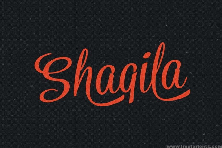 Shaqila Font Free Download
